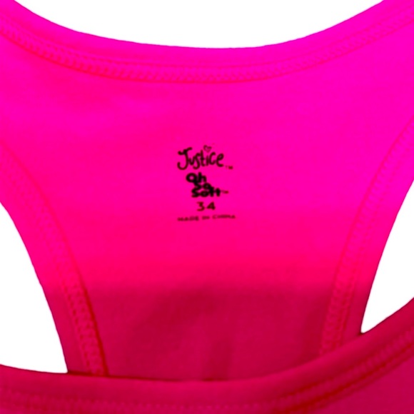 NWOT!! BUNDLE DEAL: 2 JUSTICE GIRLS SPORTS BRA SIZE 34 - Picture 6 of 8
